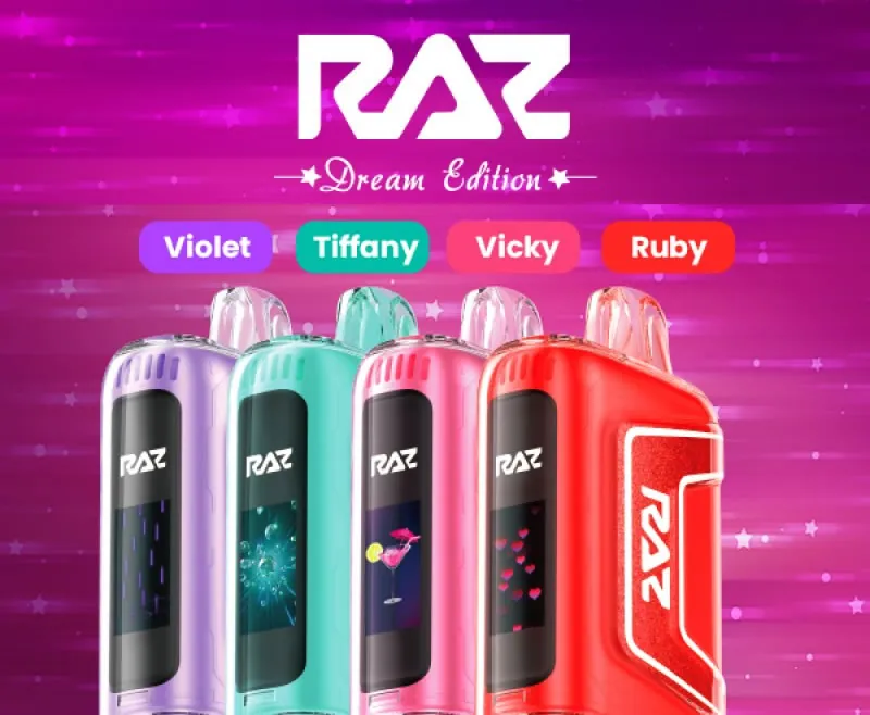 Introducing the Day Crawler RAZ TN9000, a next-level disposable vape experience crafted for those who crave intense, berry-packed flavors and high-tech functionality.