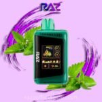 The right choice for mint lovers! The Winter Green Raz DC25000 has a cool minty flavor that isn’t too much and not too little.